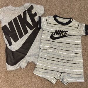 Nike Infant Gray Romper Combo